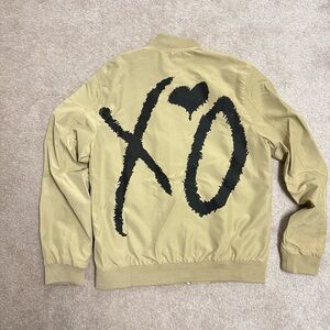 The Weeknd x H&M Men's Khaki Bomber Jacket with XO Patch